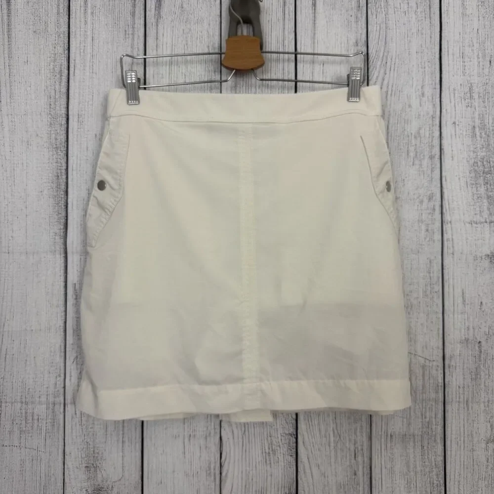 Athleta Women's Size 16 Cream Vienna Cargo Skort Tennis Golf Athleisure Active